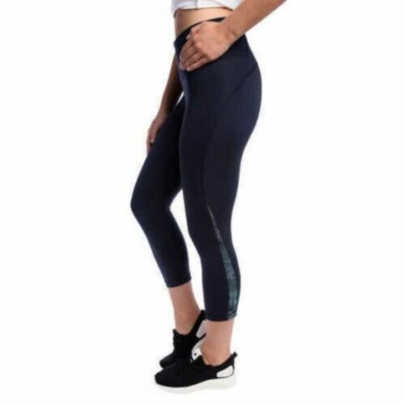 Kirklands Pants - NWoT Kirkland Signature Women's Reflective Leggings Navy Size Small $40 1B098